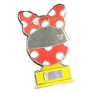 Disney Minnie Mouse Trading Pin Hidden Mickey Trophy Lapel Pin Brooch Jewelry